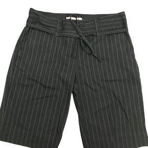 Old Navy Women Shorts Black Size 8 Vintage (1994) Low Waist Stripes, Pre-owned